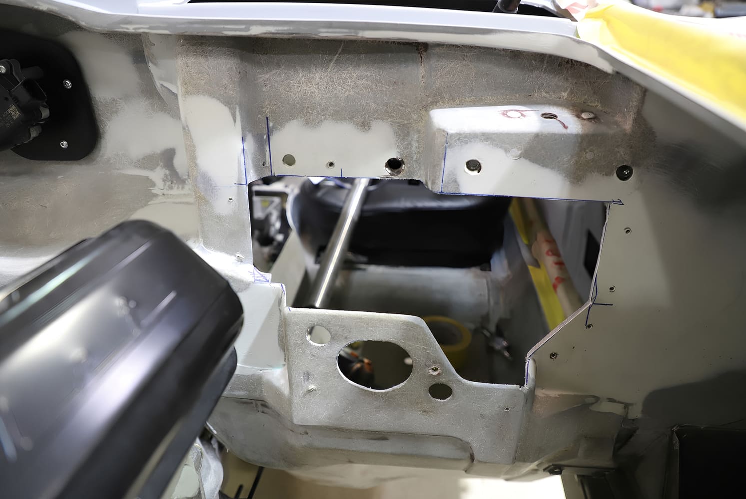 005 1965 Corvette bumper area smoothing taillight pocket refinement