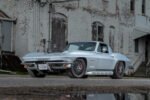 006 1967 Chevy Corvette industrial backdrop street shoot