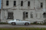 008 1967 Chevy Corvette side view brick wall background