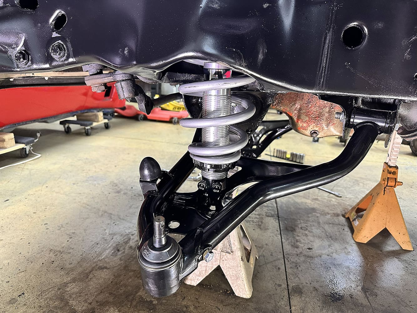 014 1978 camaro qa1 coilover and lower control arm front suspension assembly