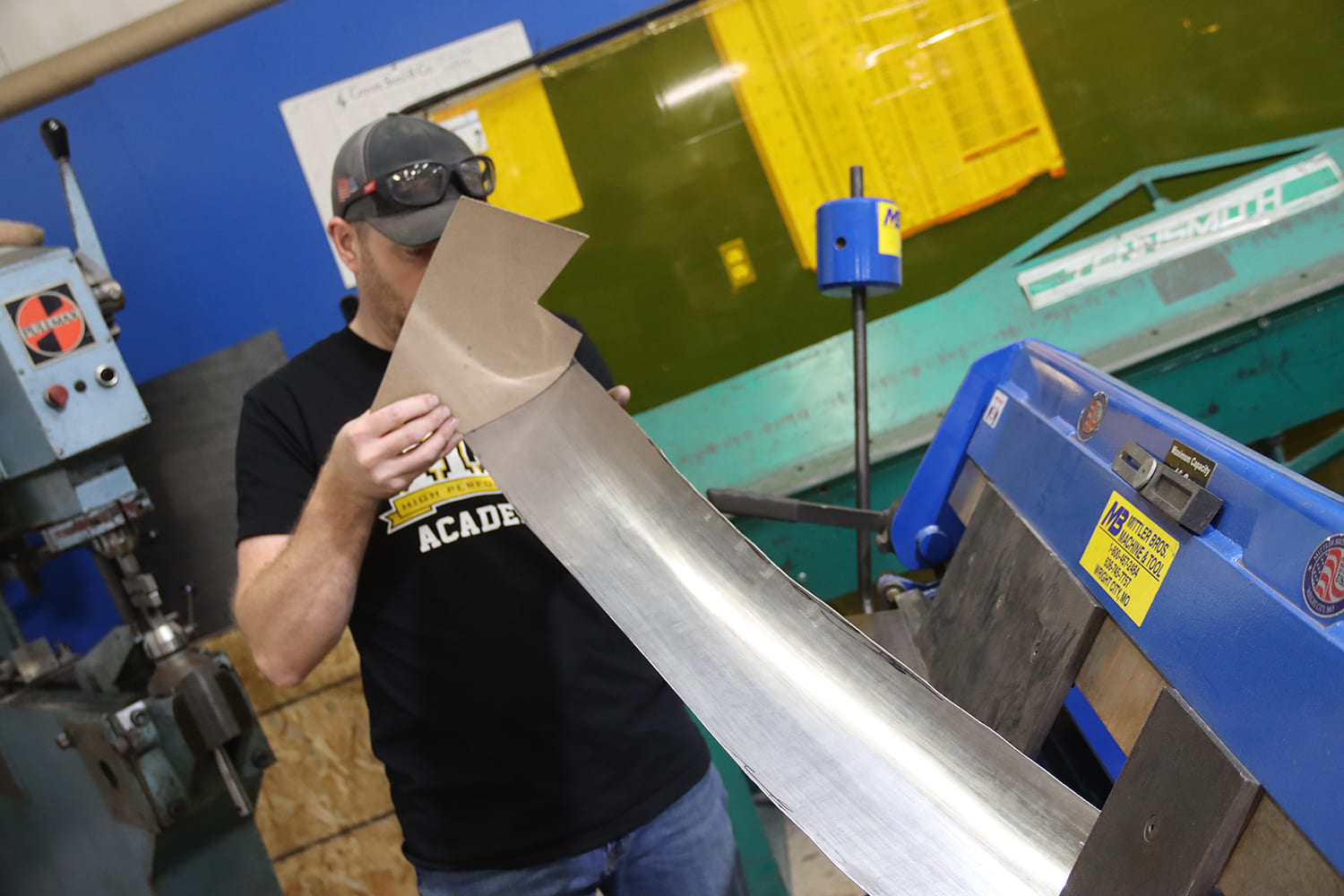 016 1967 Nova patch panel matched to cardboard template ensuring correct contour and fitment