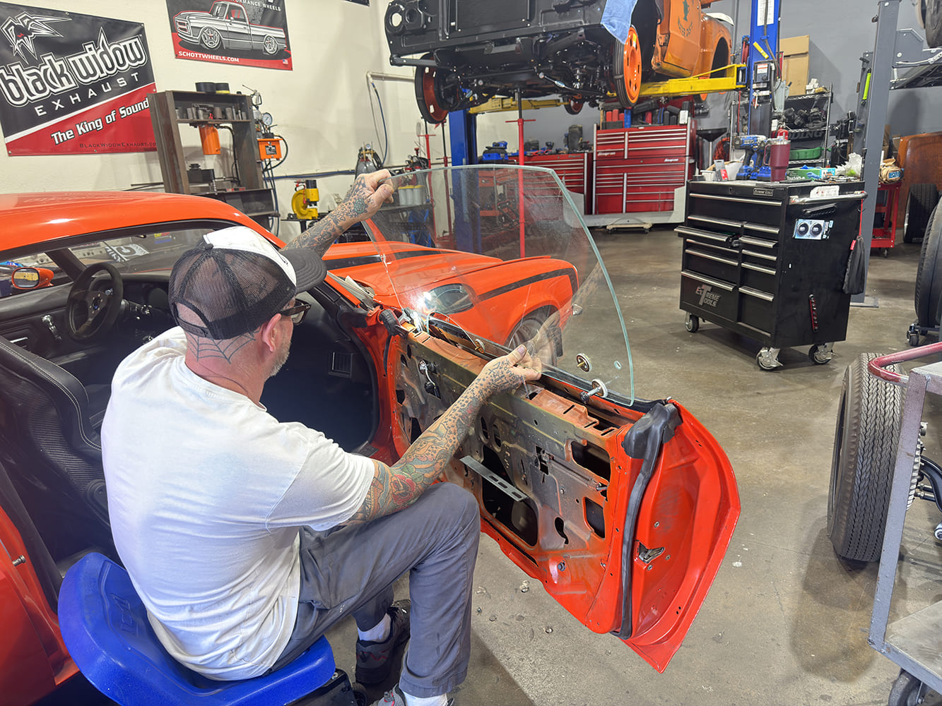 021 1971 camaro glass installation alignment during window regulator setup