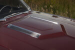 023 1965 Chevelle hood vents metallic maroon finish