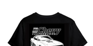 001 all chevy performance t shirt