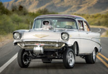 001 gasser style 1957 chevy bel air