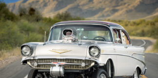001 gasser style 1957 chevy bel air