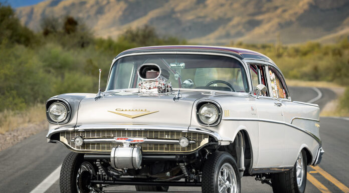 001 gasser style 1957 chevy bel air