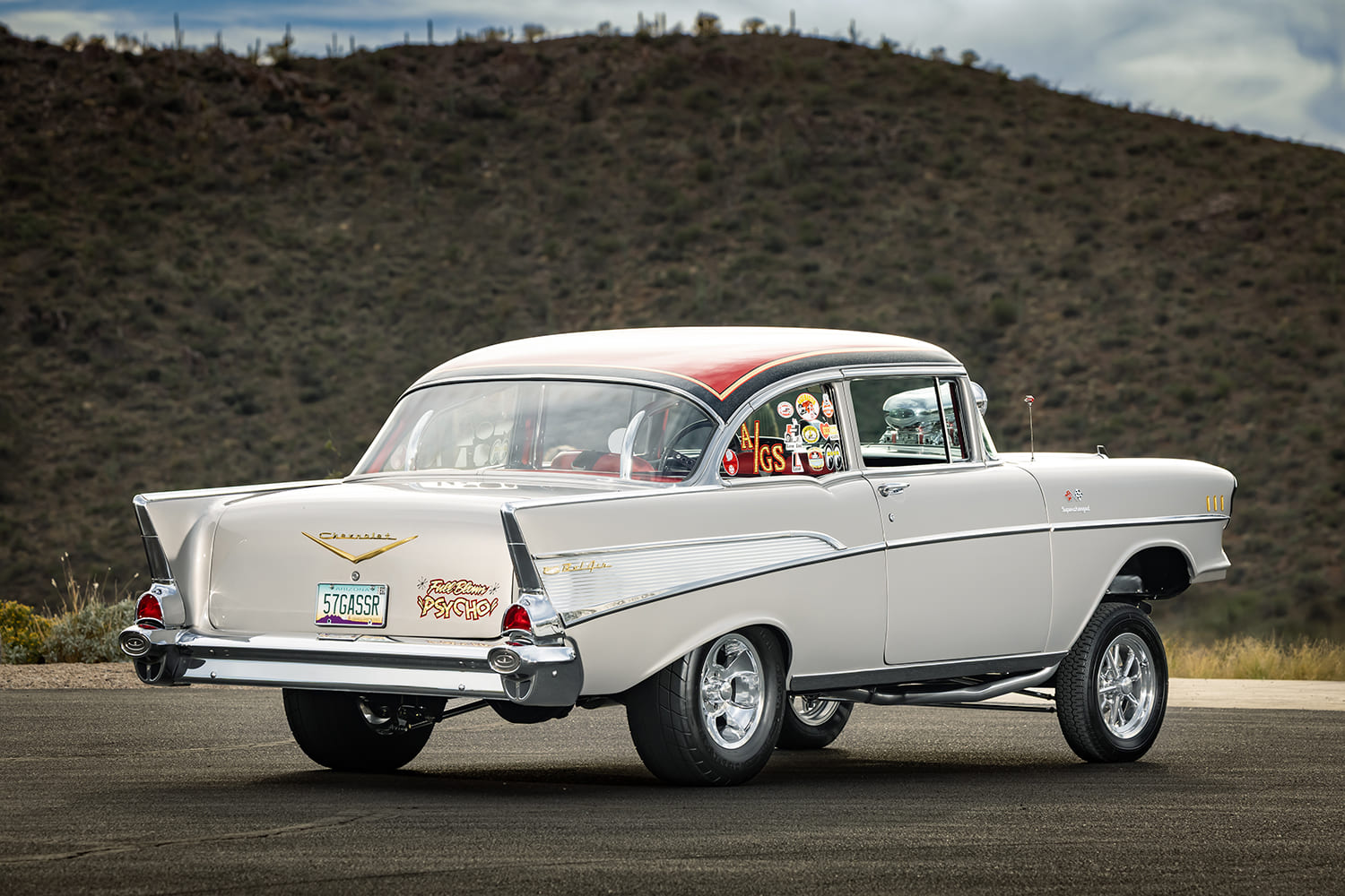 003 gasser style 1957 chevy bel air