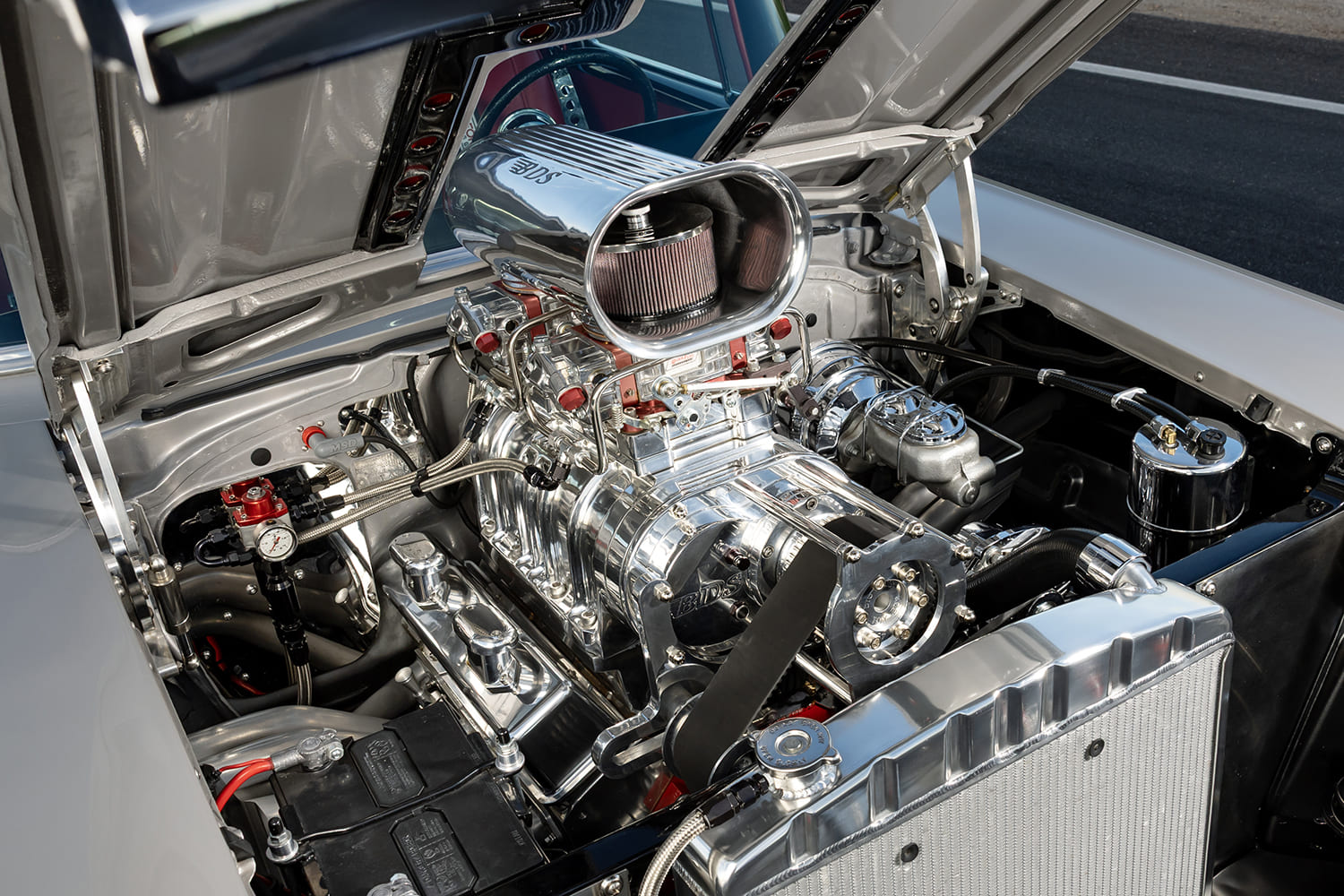 006 gasser style 1957 chevy bel air