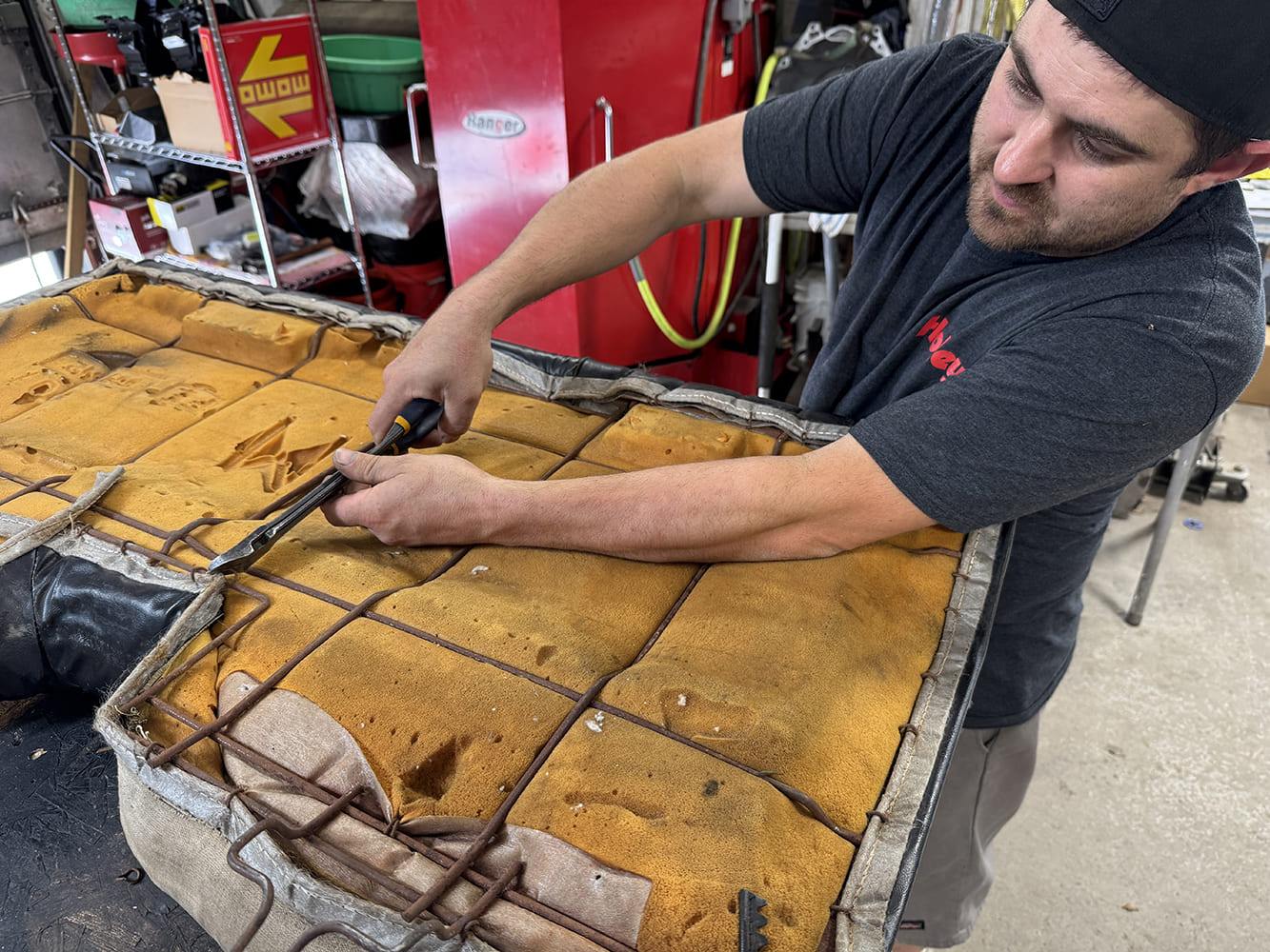 010 1971 camaro seat upgrade