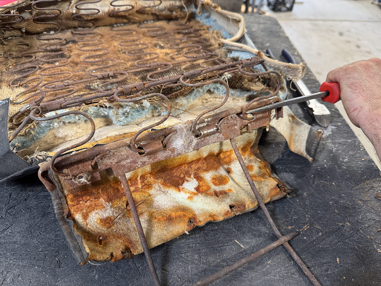 013 1971 camaro seat upgrade