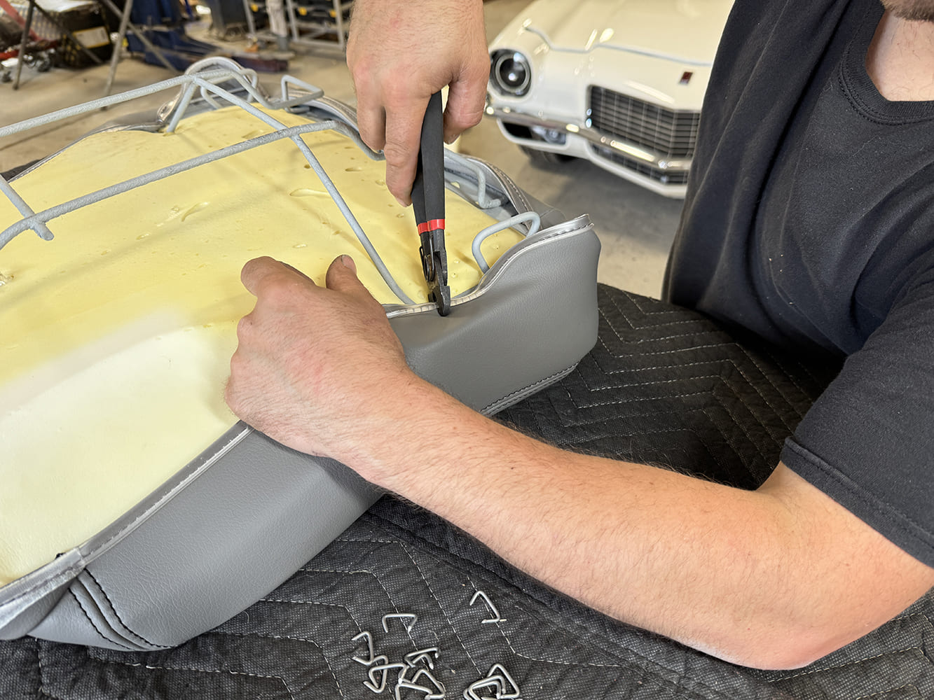 017 1971 camaro seat upgrade