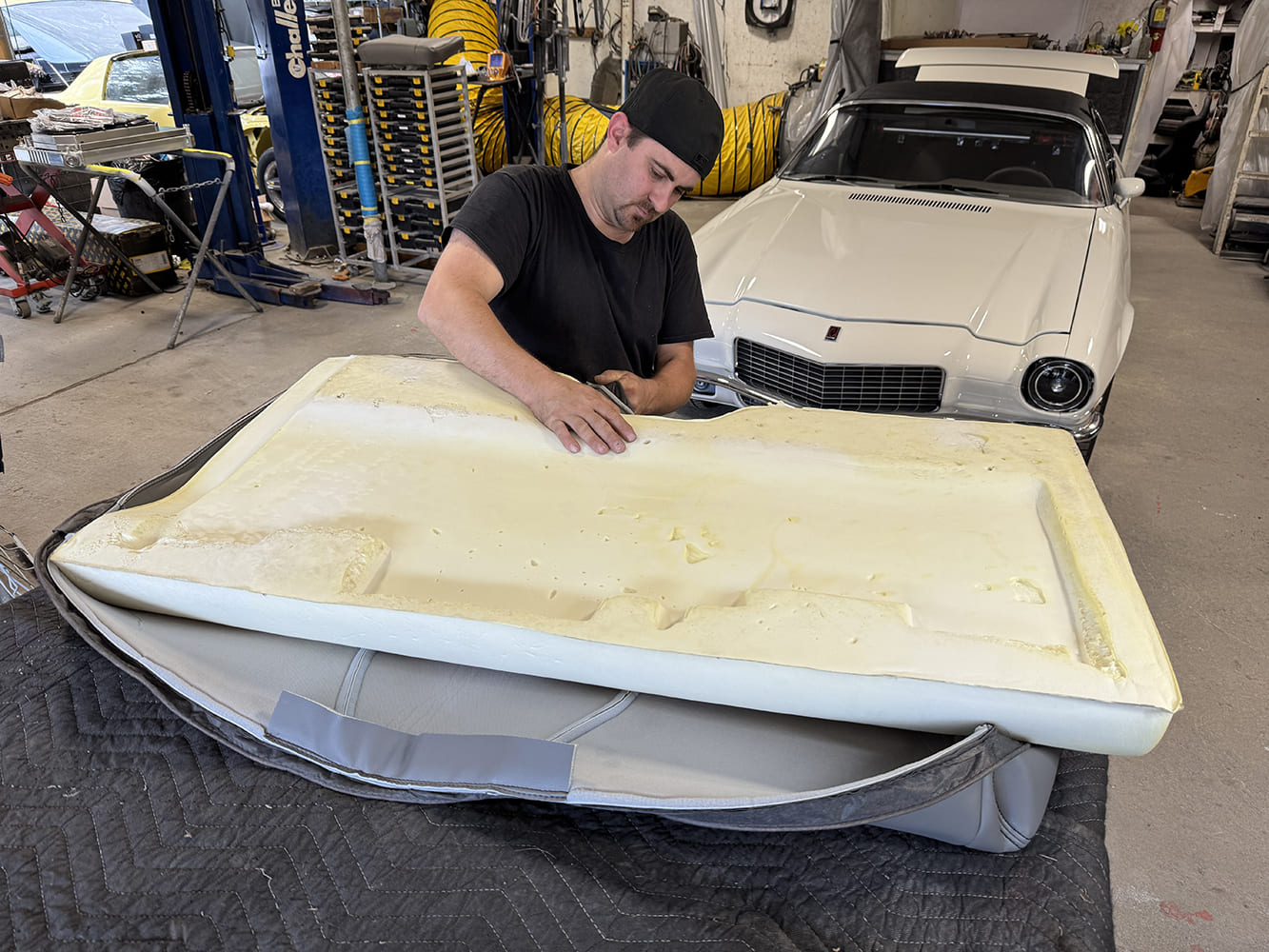 018 1971 camaro seat upgrade