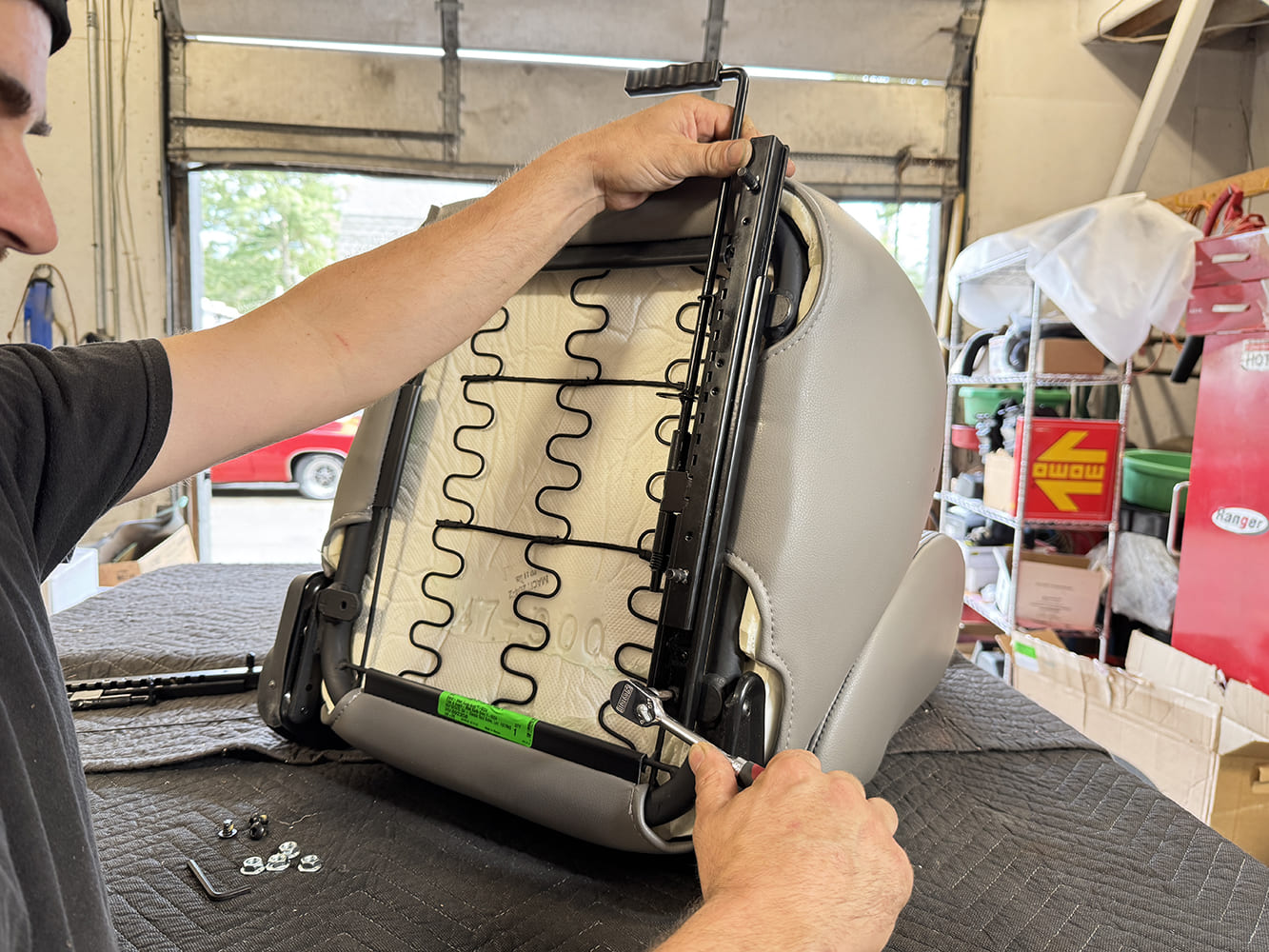 020 1971 camaro seat upgrade