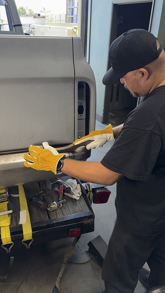 19 1967 c10 bumper final profile sanding file guide block