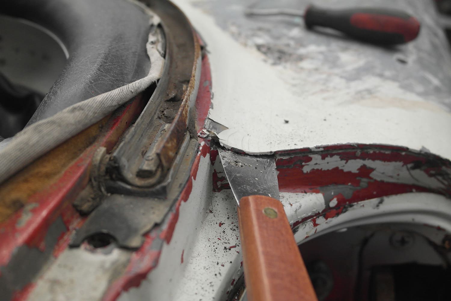 001 c1 corvette front clip repair