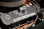 007 1966 Chevy Corvette Old Anvil valve cover cast finish engine detail