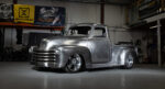 01 1947 chevy truck bare metal custom dash billet steering column dakota digital gauges