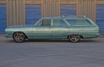 01 1965 chevelle malibu wagon lowered stance custom wheels teal paint
