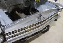 Fabricating a Sheet Metal Core Support Cover 01 1967 chevy nova grille and core support bare metal mockup