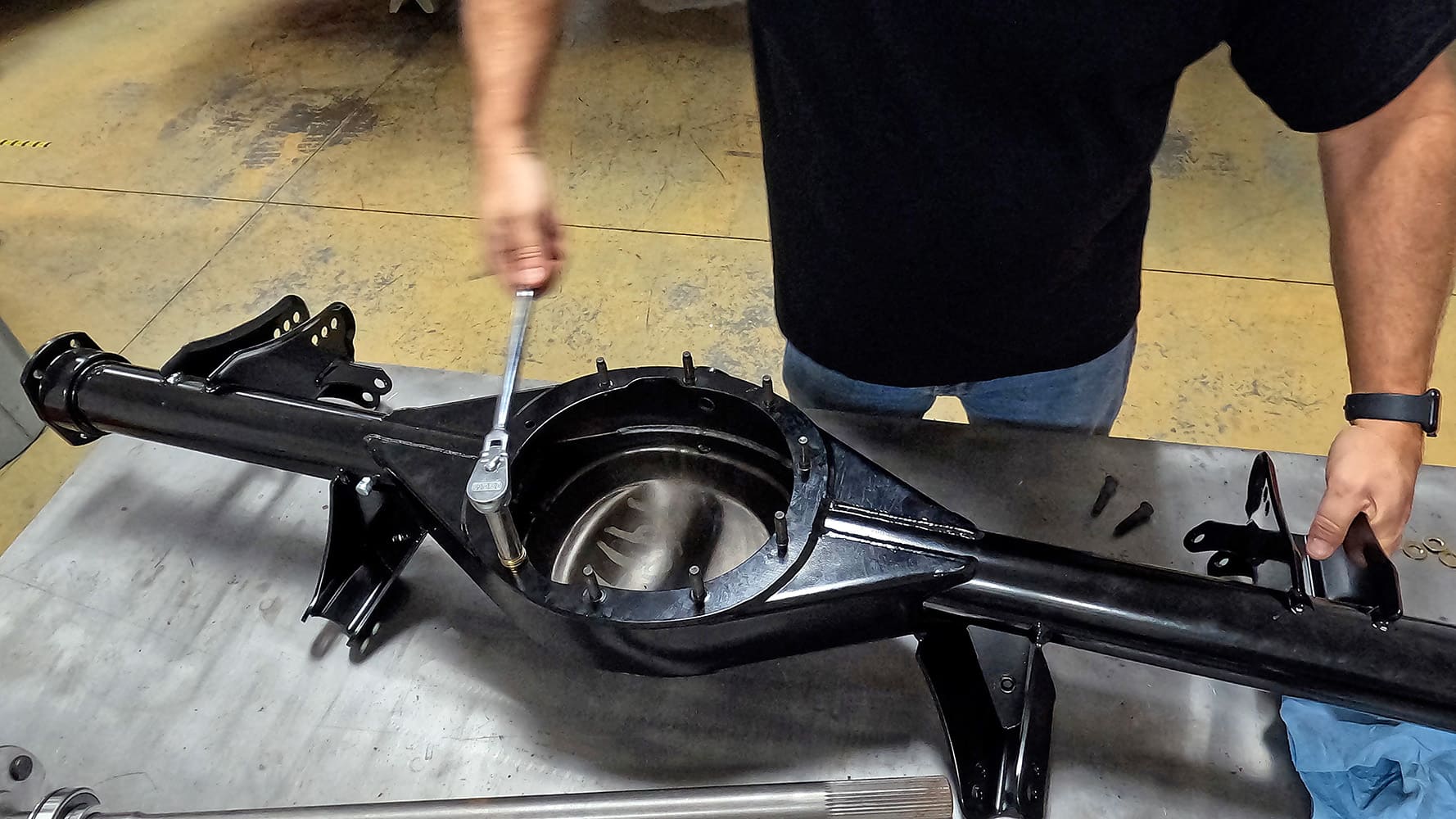 010 1978 camaro moser rear end assembly with torque wrench