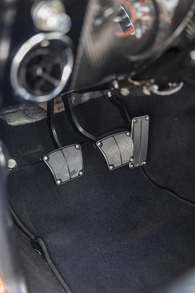 011 1967 chevy camaro billet pedals custom interior closeup
