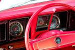 013 1969 chevy camaro red dash rally gauges closeup