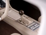 1955 Chevrolet 210 manual shifter leather boot brushed aluminum console restomod interior