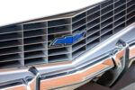 016 1969 chevy camaro front grille blue bowtie emblem