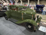 04 1931 ford coupe indoor show display dark green paint black wheels leather interior