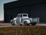 1953 Chevy 3100 rear angle mini tubbed bed custom step fenders