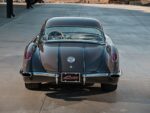 1958 Chevrolet Corvette rear view round taillights split chrome bumpers classic Corvette styling