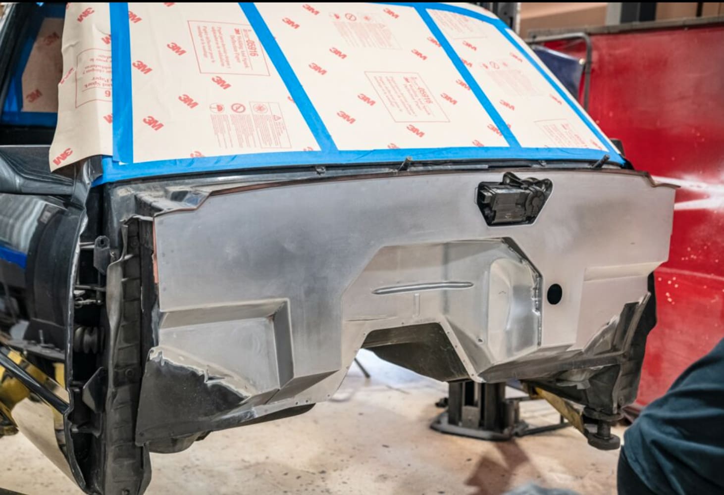05 1990 Chevy C1500 OBS smooth firewall sheet metal finished prep work