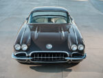 1958 Chevrolet Corvette front view quad headlights polished chrome grille restored classic design