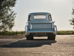 1953 Chevy 3100 rear view wide tires narrowed rear end tucked stance