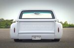 07 1986 Chevy C10 tailgate detail CHEVROLET embossed plate filler panel