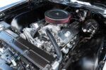 08 1971 Chevelle engine detail high output V8 red performance coils modern fuel injection system