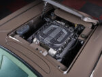 1958 Chevrolet Corvette engine bay carbon fiber intake cover modern fuel injected V8 swap