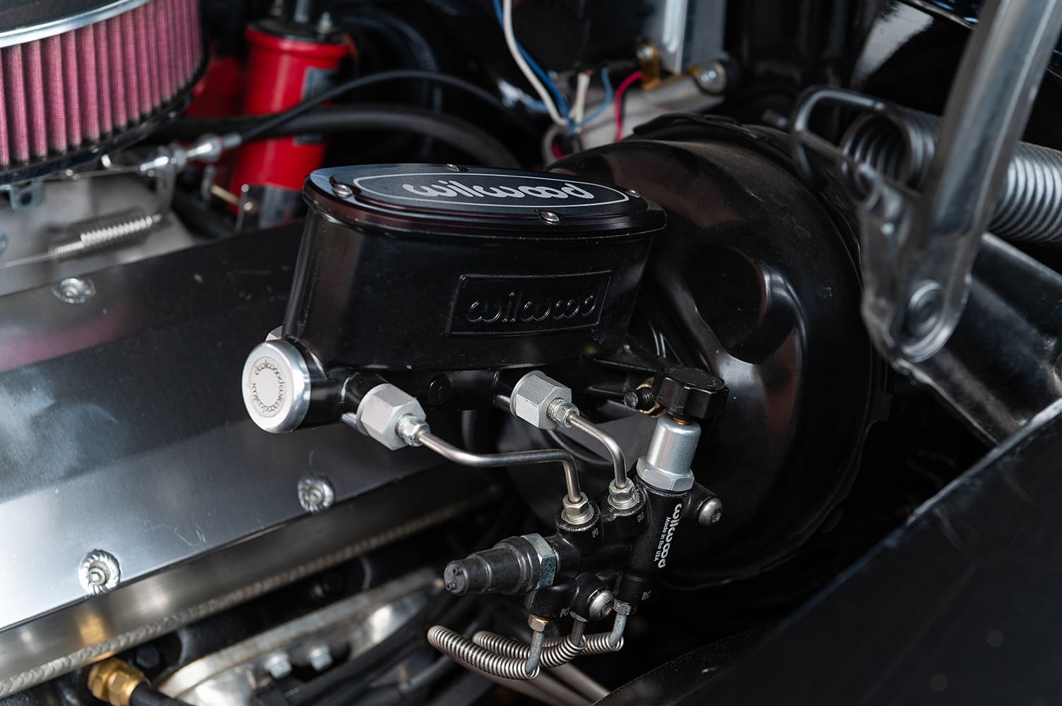 09 1971 Chevelle brake system detail Wilwood master cylinder performance hydraulics upgraded components