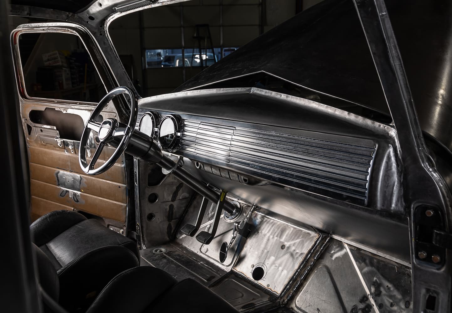 10 1947 chevy truck bare metal mockup full build billet wheels custom chassis