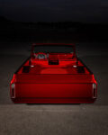 1971 Chevy Blazer interior custom gauges red interior smooth tailgate