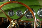 11 1931 ford coupe classic instruments green dash gauge cluster banjo wheel chrome trim
