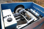 11 1957 Chevy 3100 custom air suspension fuel cell bed notch setup