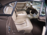 12 1958 Chevrolet Corvette custom interior front seats cream leather upholstery modern restomod cockpit