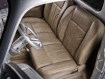 1953 chevy truck tan leather seats custom stitch pattern upholstery