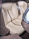 13 1958 Chevrolet Corvette rear seat delete custom leather trim chrome accent bar luxury interior
