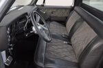 14 1986 Chevy C10 suede and leather bench interior diamond pattern billet trim