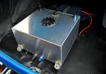 16 1957 Chevrolet Bel Air gasser trunk fuel cell aluminum racing tank rear mounted drag setup