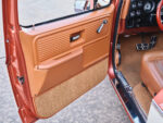 16 1977 Chevy C10 door panel two tone tan interior restored trim detail