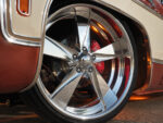 17 1977 Chevy C10 chrome 5 spoke wheels red Wilwood disc brakes